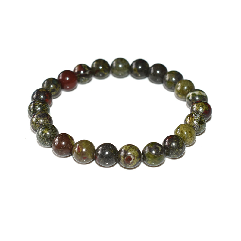 Dragon Blood Jasper Bracelet 8mm natural stone beads for men and women