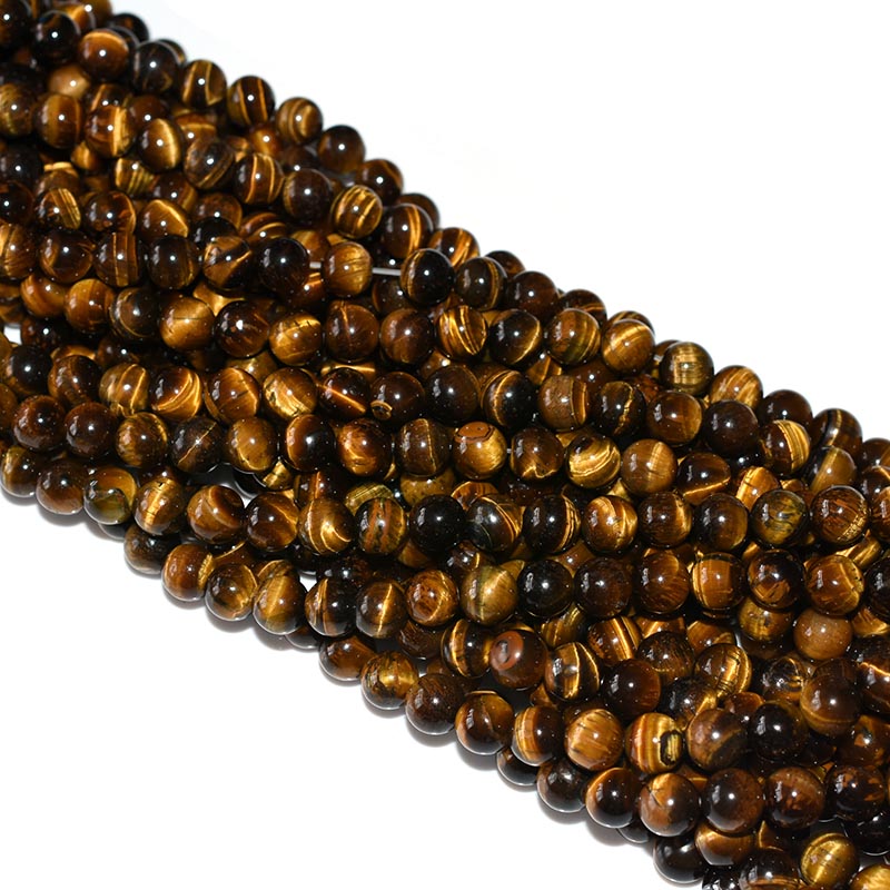 8mm Authentic Tiger Eye Beads polished round gemstones