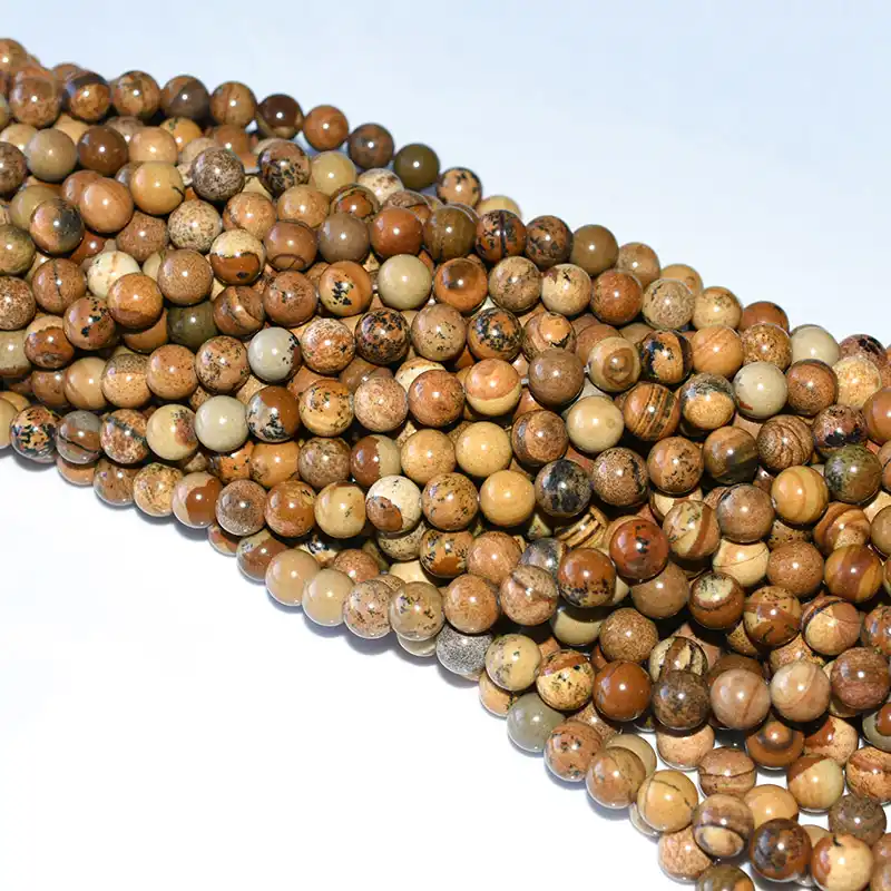 Picture Jasper Beads