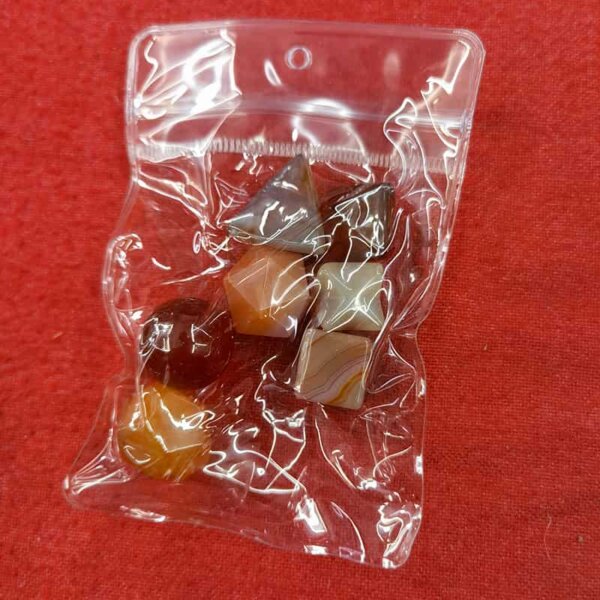 Carnelian crystal from Chakra Crystal Set symbolizing creativity and passion