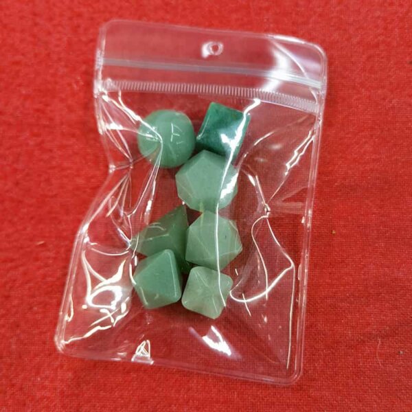 Green Aventurine piece from Chakra Crystal Set for heart chakra balance