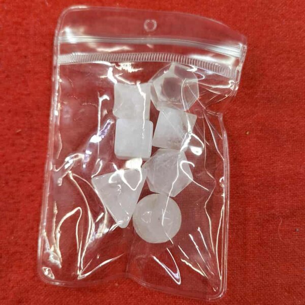 Rock crystal from Chakra Crystal Set for clarity and spiritual purification