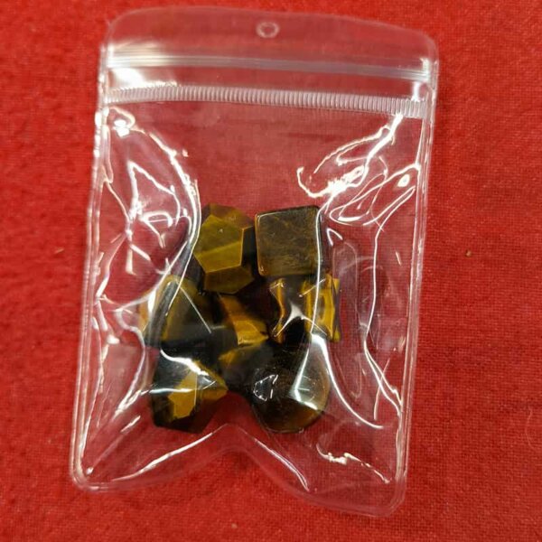 Yellow Tiger Eye in Chakra Crystal Set enhancing confidence and motivation