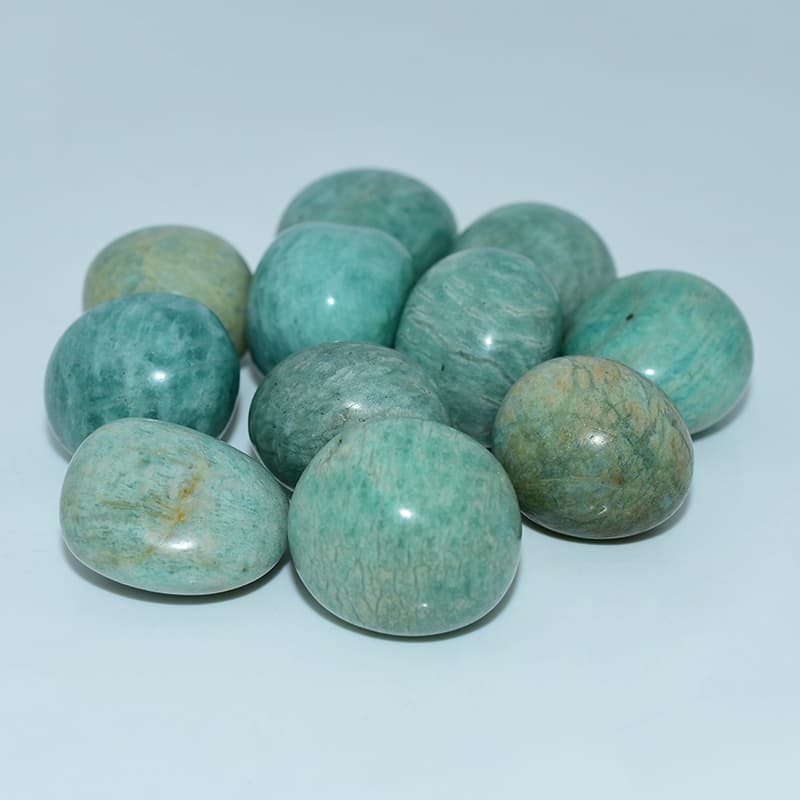 Amazonite Tumbled stone mix 20–30mm, about 65 pieces per kg