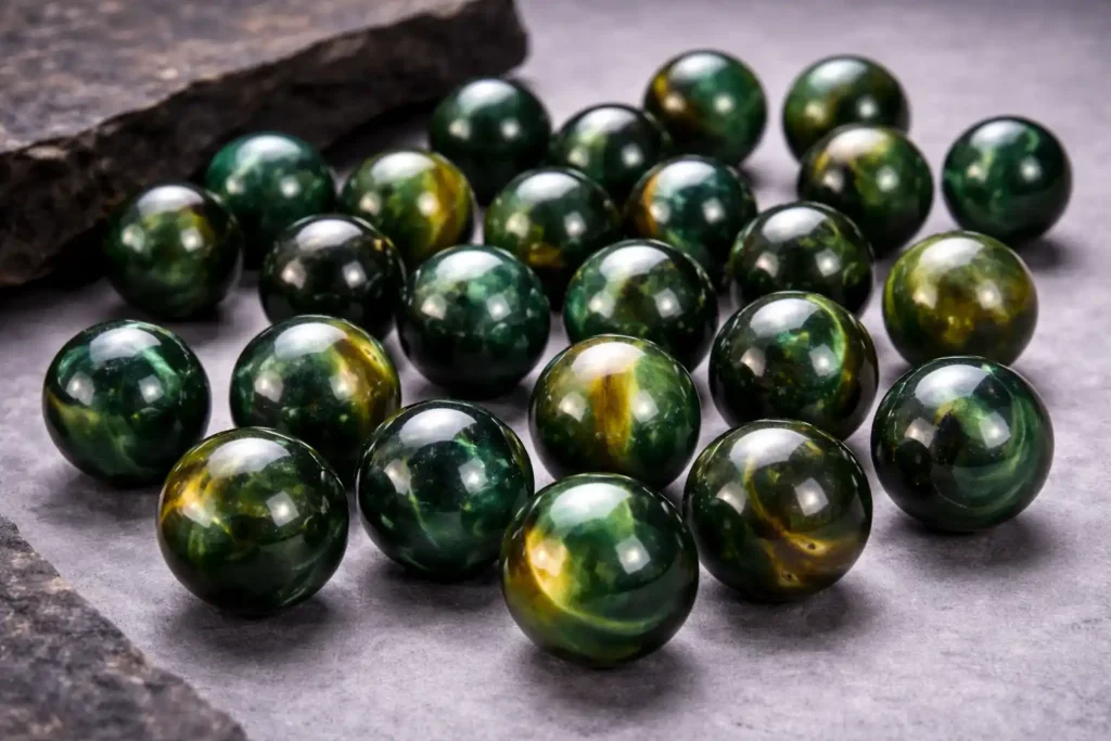 Green Tiger Eye Stone Meaning beads for wholesale jewelry making